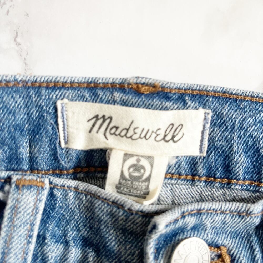 MADEWELL High Rise Skinny Crop Jeans Gleeson Wash 24 - Picture 9 of 11